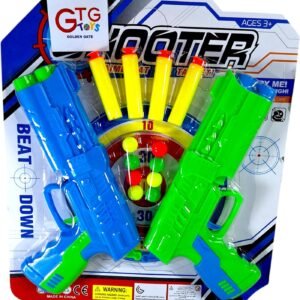 GTG Toys Toy Gun Set, 2 Pistols with Bullets, Full Set