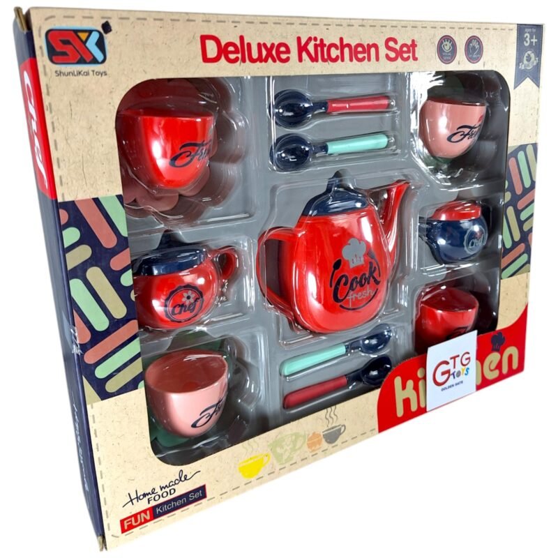 ⁦GTG Toys Tea Set Play Set⁩ - الصورة ⁦9⁩