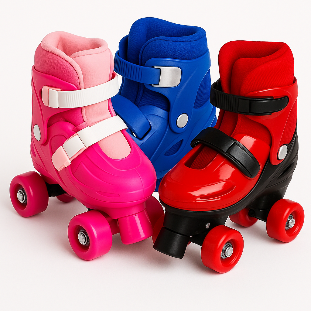 ChatGPT Image 19 مايو 2025، 03_52_05 م Skates with 5 pcs Safety Set, 2 Rows - الصورة 1