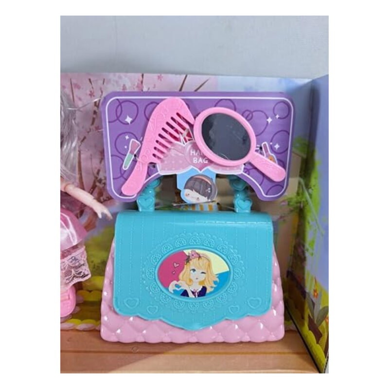 ⁦Girls Fashion Doll Set with Styling Accessories, Handbag by gtgtoys⁩ - الصورة ⁦2⁩
