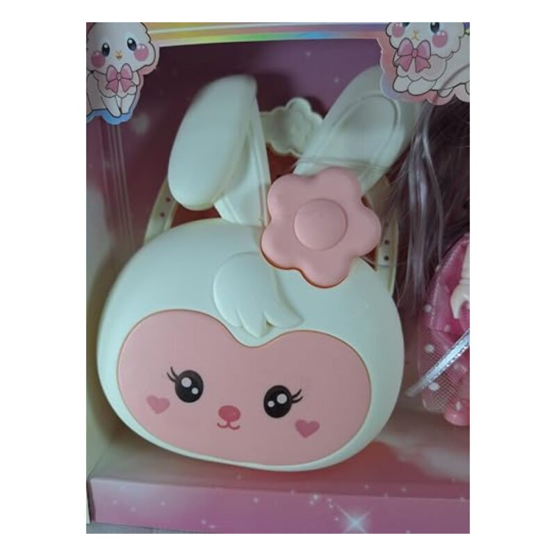 ⁦Girls Doll Set with Accessories, Handbag and Rabbit by gtgtoys⁩ - الصورة ⁦15⁩