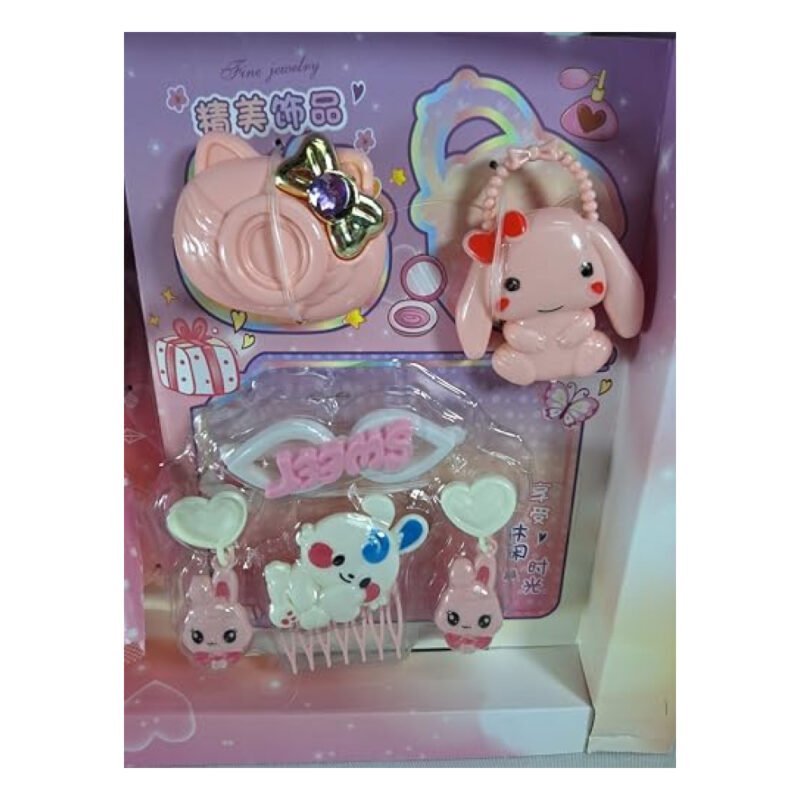 ⁦Girls Doll Set with Accessories, Handbag and Rabbit by gtgtoys⁩ - الصورة ⁦13⁩