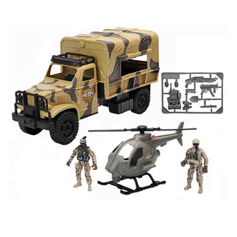 ⁦SOLDIER FORCE TROOP TRANSPORTER PLAYSET Packaging Dimensions⁩ - الصورة ⁦2⁩