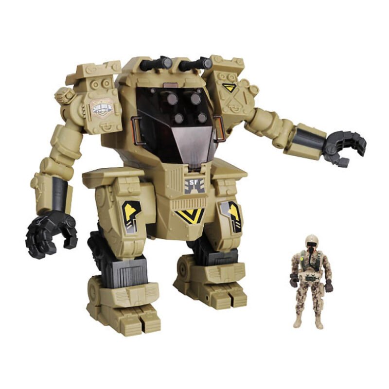 ⁦SOLDIER FORCE EXOBOT BATTLE MECH SET Packaging Dimensions⁩ - الصورة ⁦4⁩