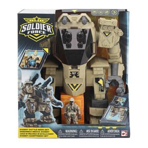 SOLDIER FORCE EXOBOT BATTLE MECH SET Packaging Dimensions