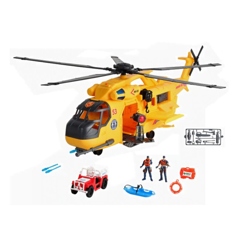 ⁦Rescue Force Giant Rescue-Copter Playset Packaging Dimensions⁩ - الصورة ⁦2⁩
