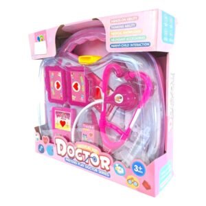 مجموعة العاب الطبيب التظاهري للاطفال (pink)