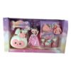 Girls Doll Set with Accessories, Handbag and Rabbit by gtgtoys