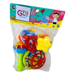 Baby Rattles Set, 6 Pieces, GTG Toys