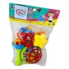 ⁦Baby Rattles Set, 6 Pieces, GTG Toys⁩ - الصورة ⁦2⁩