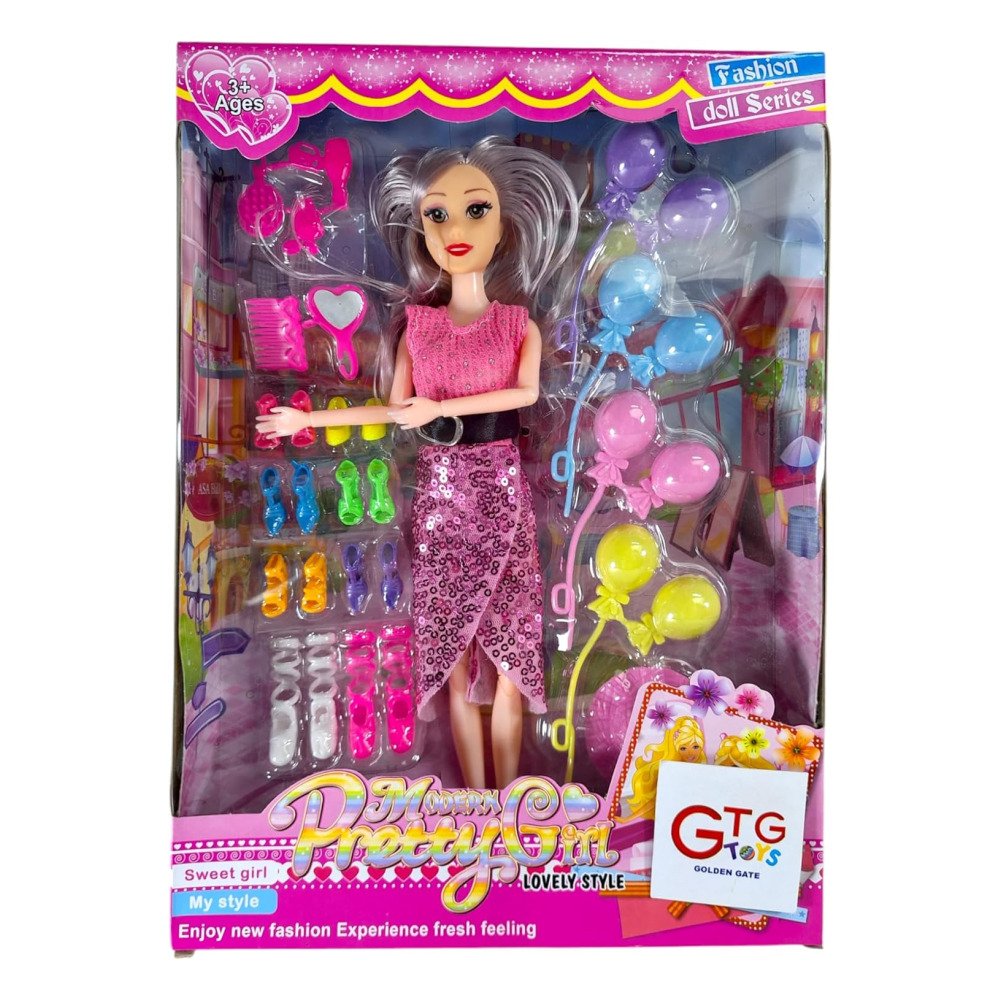 811k6EHAItL._AC_SL1500_.jpg Girls' Fashion Doll with Accessories by gtgtoys - الصورة 1