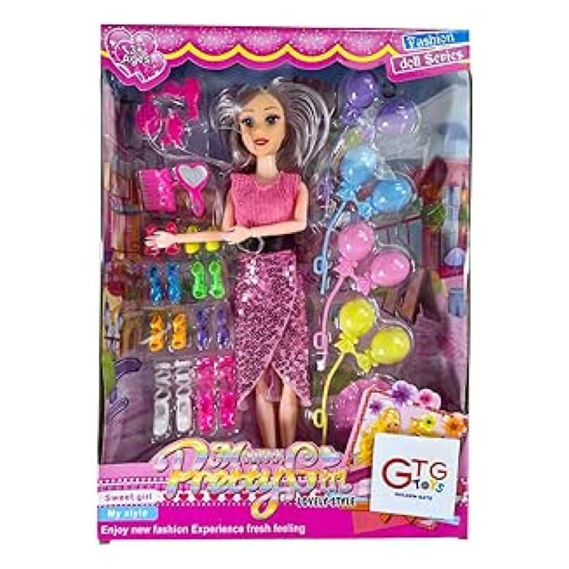 ⁦Girls' Fashion Doll with Accessories by gtgtoys⁩ - الصورة ⁦4⁩