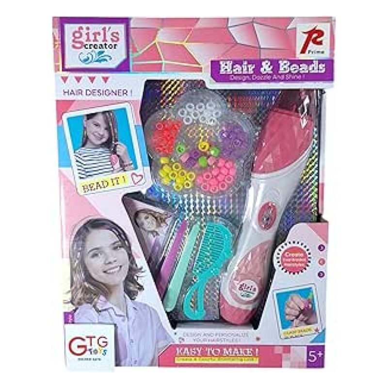 ⁦GTG TOYS Hair Beads Set for Girls⁩ - الصورة ⁦3⁩
