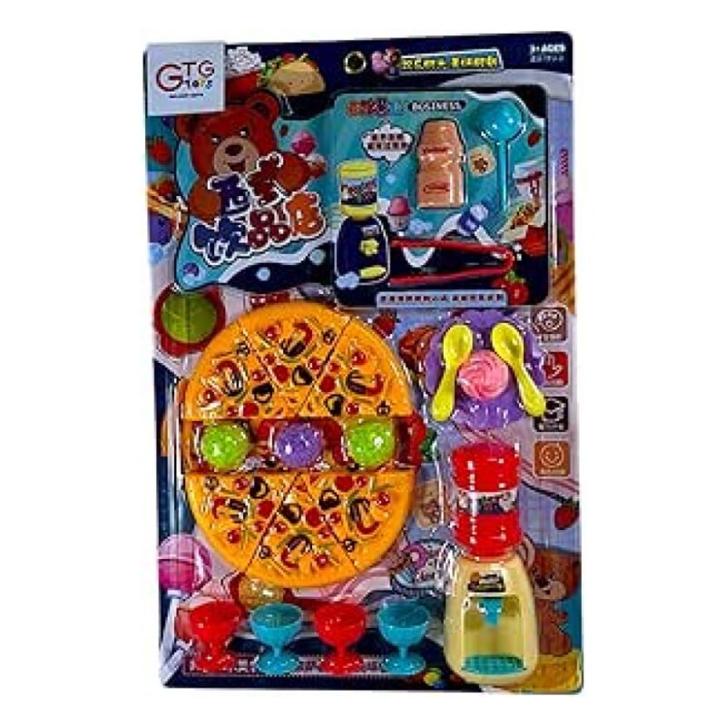 ⁦GTG Toys Pizza Play Set with Kitchen Accessories⁩ - الصورة ⁦3⁩
