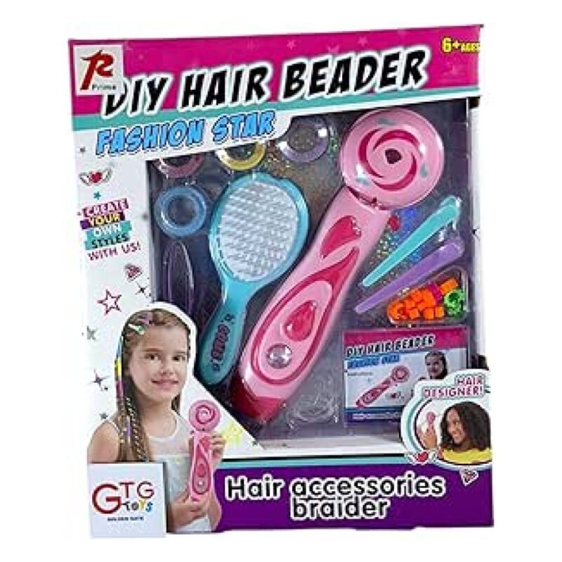 ⁦GTG TOYS Hair Beads Set for Girls⁩ - الصورة ⁦2⁩