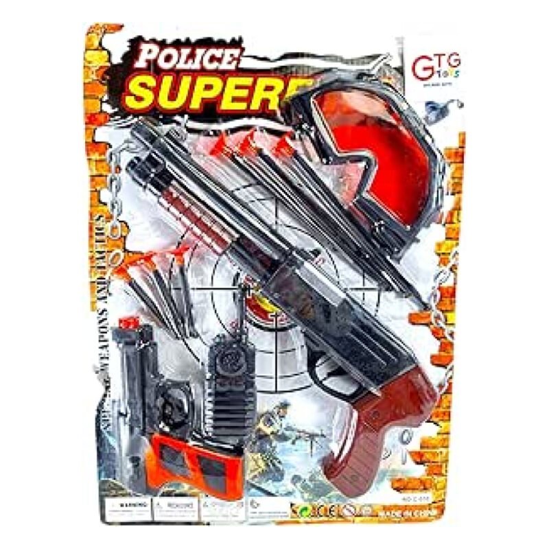 ⁦GTG Toys 2-Piece Toy Gun Set with Mask⁩ - الصورة ⁦3⁩