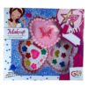 GTG TOYS Heart-Shaped Makeup Play Set for Girls, Safe for Face