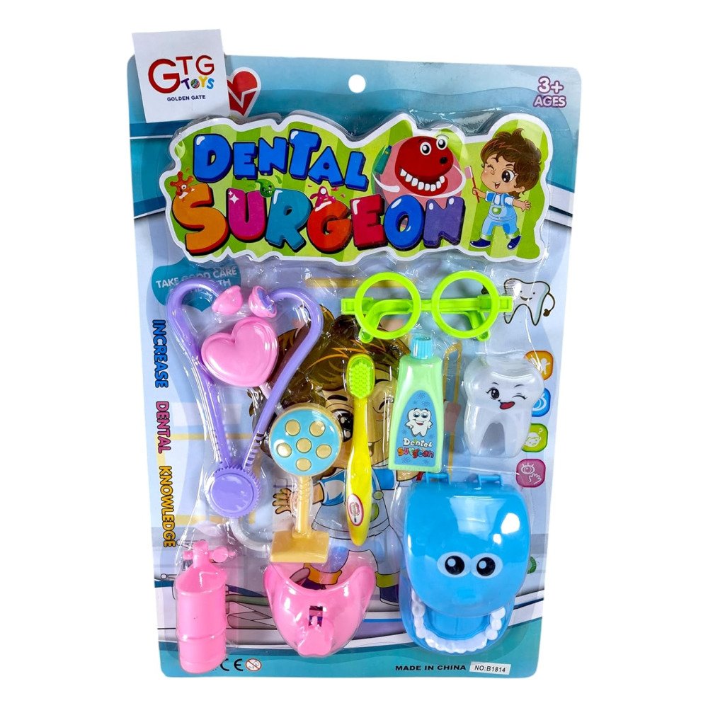 81gF3TmVXDL._AC_SL1500_.jpg GTG TOYS Doctor Play Set for Kids, Medical Kit Toy - الصورة 1