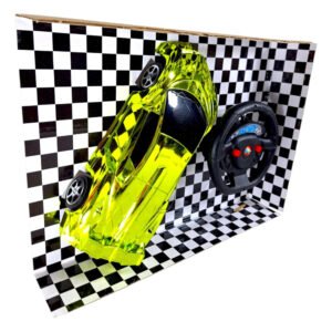 GTGTOYS Remote Control Musical Car, Yellow
