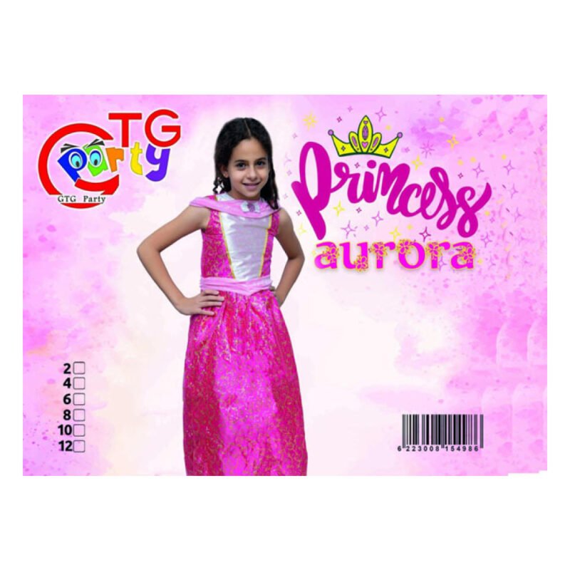 ⁦لبس تنكري شخصية ارورا- Princesses  Costume Dress⁩ - الصورة ⁦2⁩
