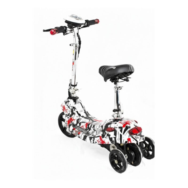 ⁦Flash Electric Kids Scooter with Adjustable Seat and Support, Weight Capacity 65 kg⁩ - الصورة ⁦5⁩