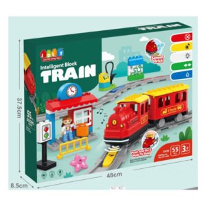 Intelligent steam train (not include 4AAA )

Blocks 55 pcs

Color box

48*8.5*37.5 (cm)