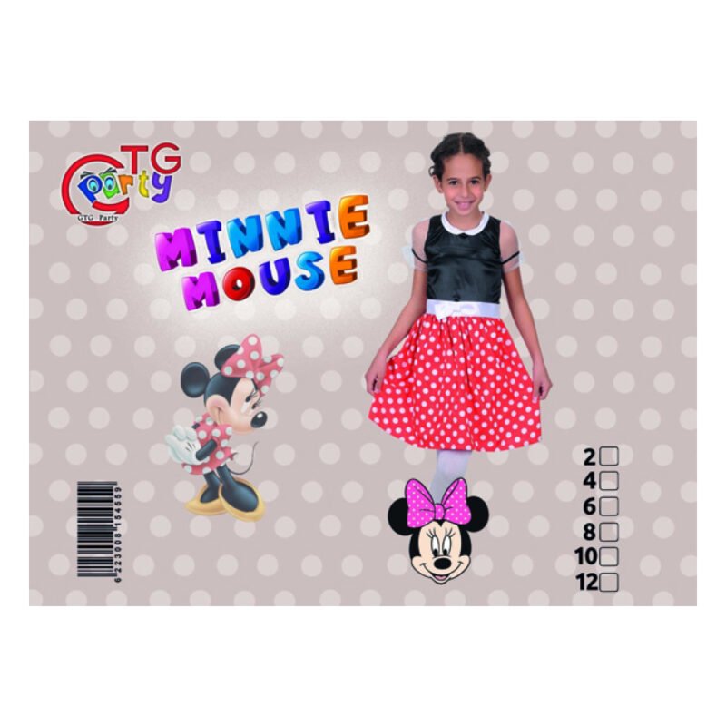 ⁦لبس تنكري شخصية ميني ماوس - Minnie Mouse  Costume Dress⁩ - الصورة ⁦5⁩