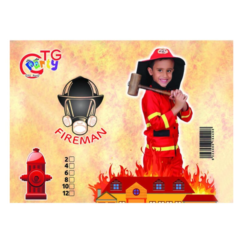 ⁦لبس تنكري شخصية رجل مطافي مصري - Egyptian Fireman Fancy Dress⁩ - الصورة ⁦4⁩
