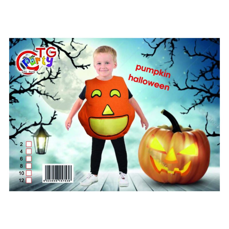 ⁦لبس تنكري هالوين  - PUMPKIN HALLOWEEN DRESS Costume⁩ - الصورة ⁦2⁩